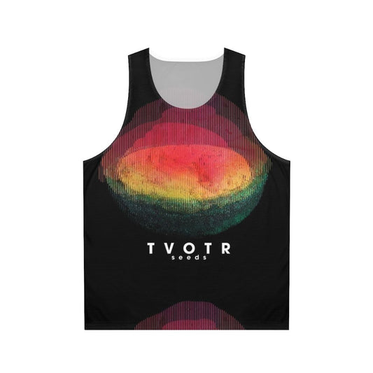 Unisex tank top with TV on the Radio 2022 tour design