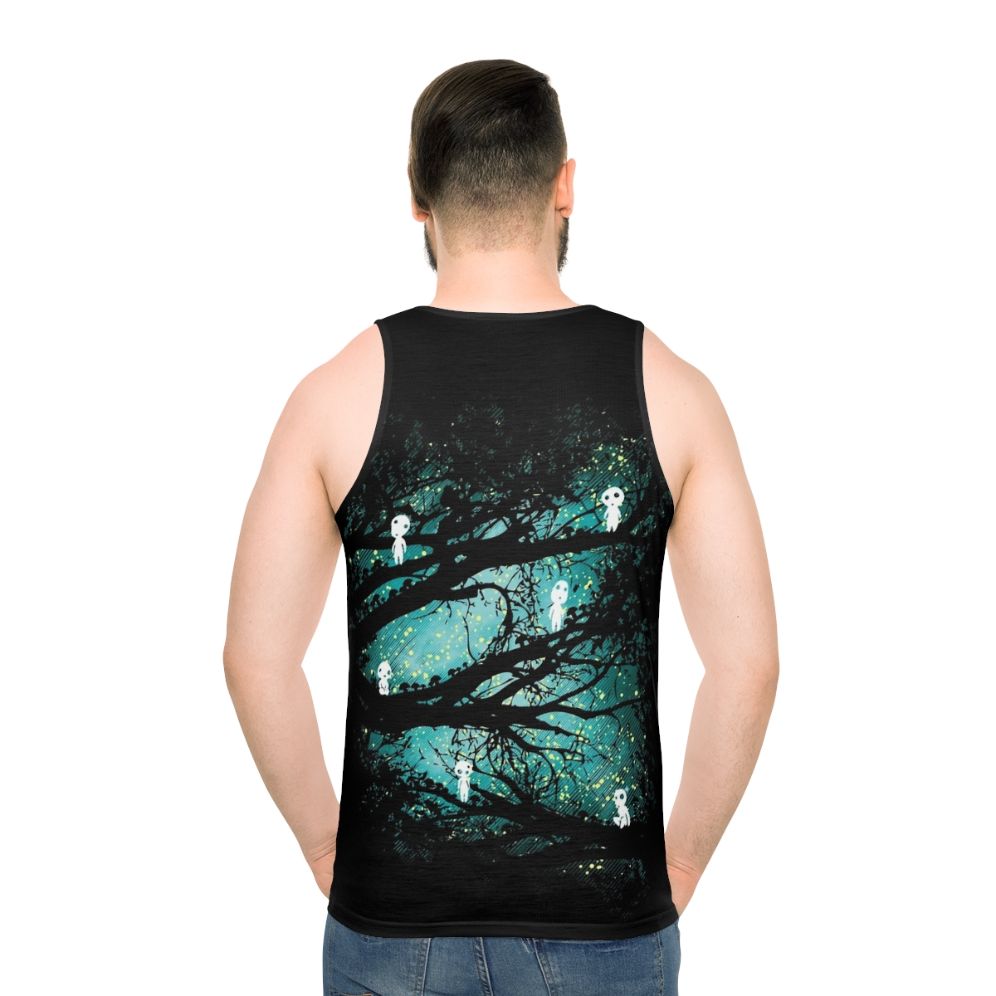 Tree Spirits Unisex Tank Top - men back