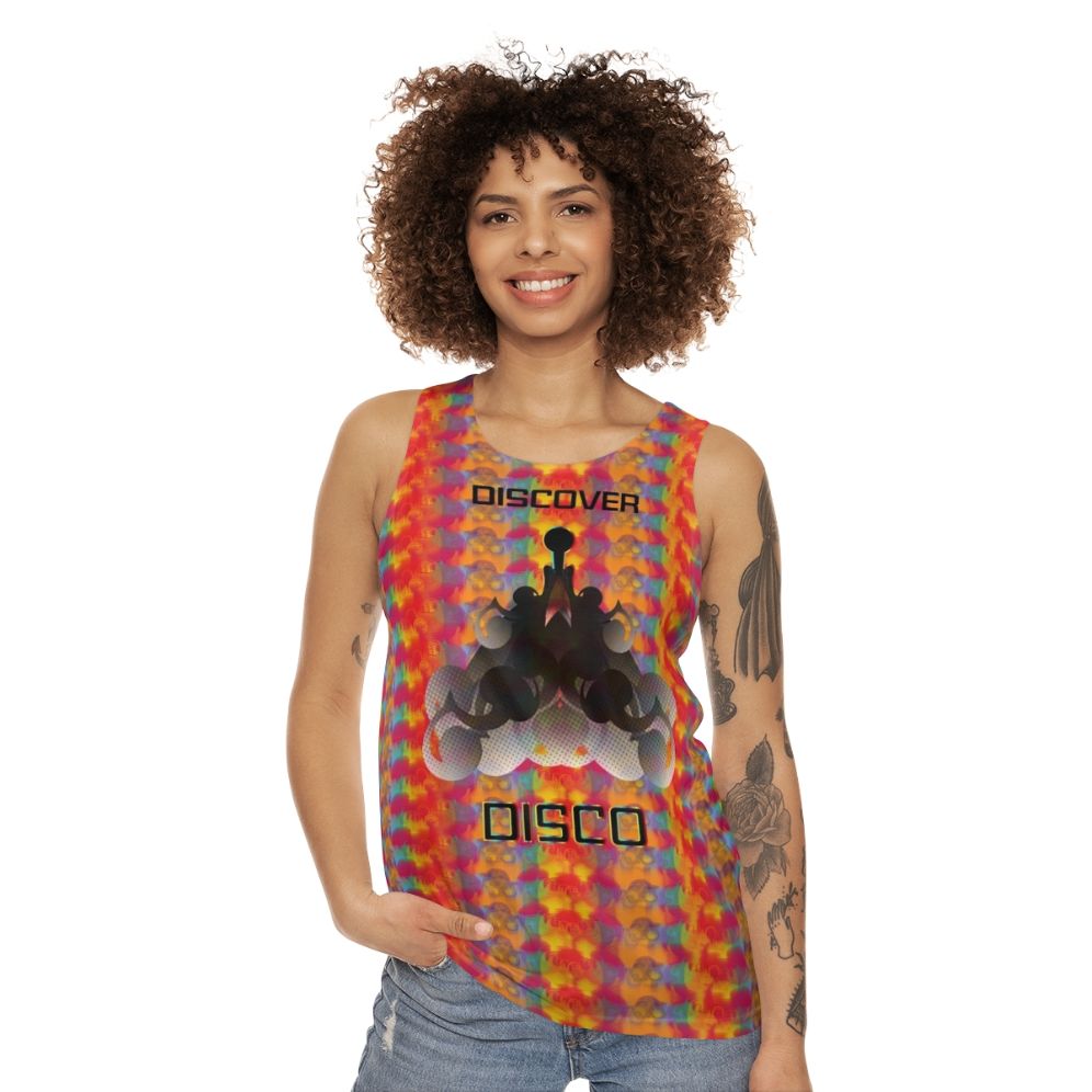 Disco-inspired Star Trek unisex tank top - women