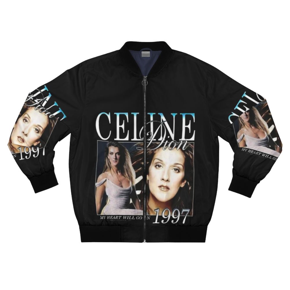 Celine Dion Men's Bomber Jacket - Stylish and Durable Outerwear