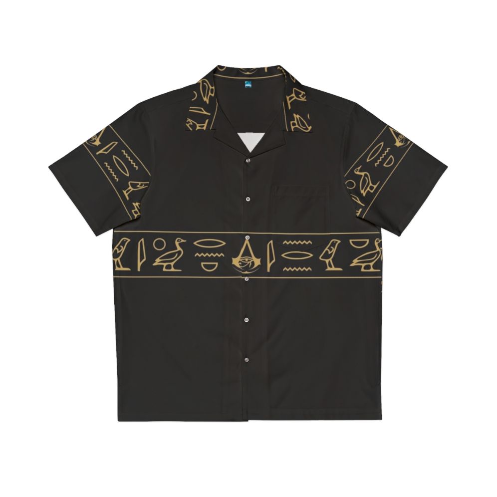 Assassins Creed Origins Hieroglyphs Hawaiian Shirt