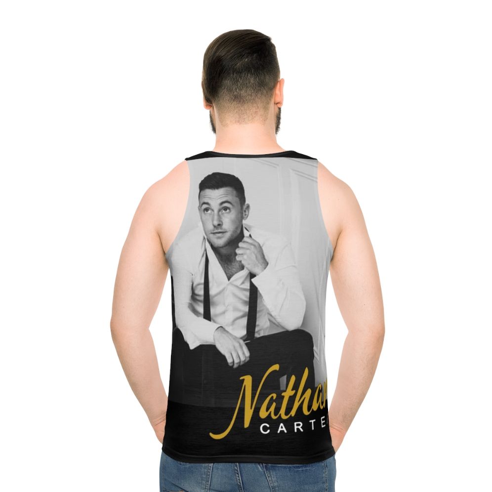 Nathan Carter Handsome Unisex Tank Top - men back