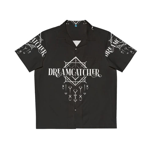 Dreamcatcher Black and White Hawaiian Shirt