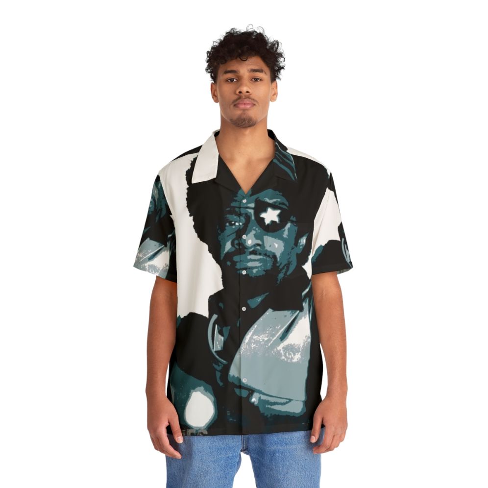 Legends Of Blues Hawaiian Shirt with vintage blues musician design - People Front