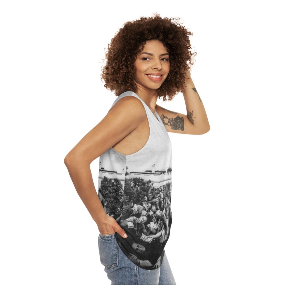 Kendrick Lamar 'To Pimp a Butterfly' unisex tank top - women side