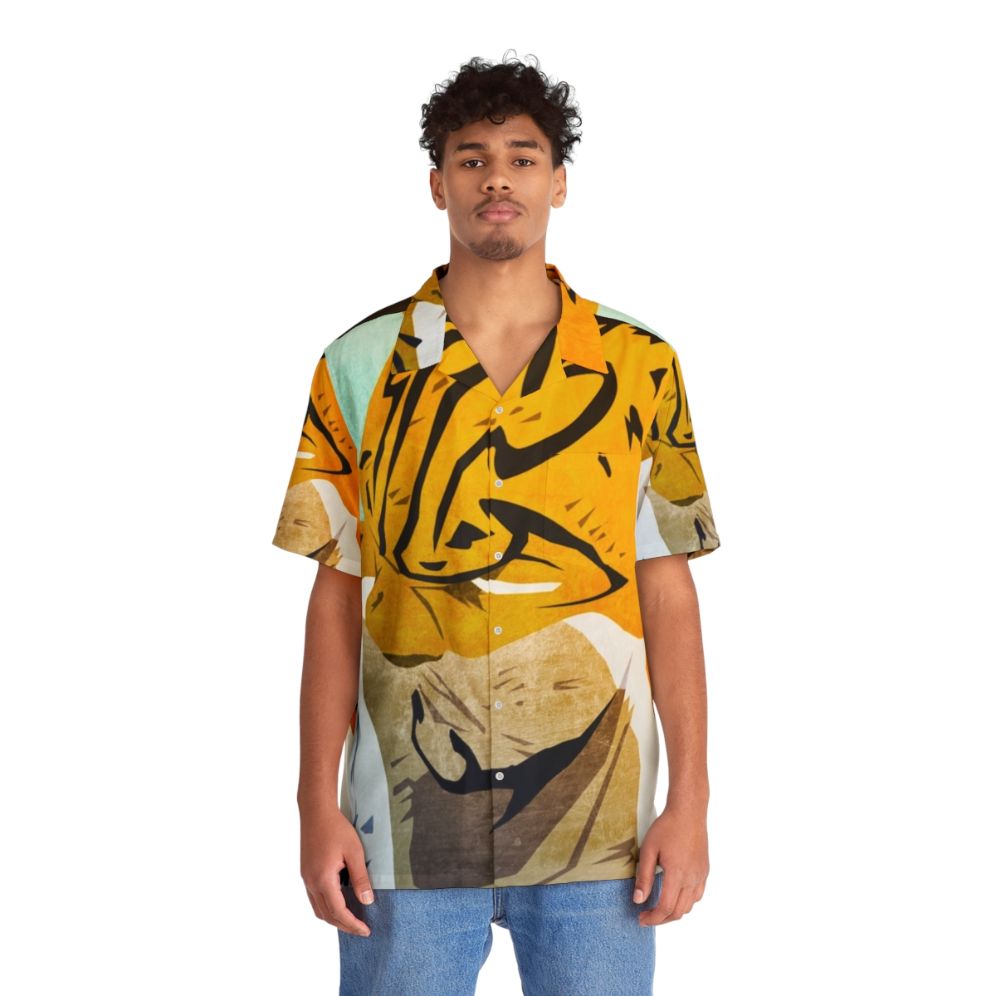 One Piece Lucci Leopard Zoan Hawaiian Shirt - People Front