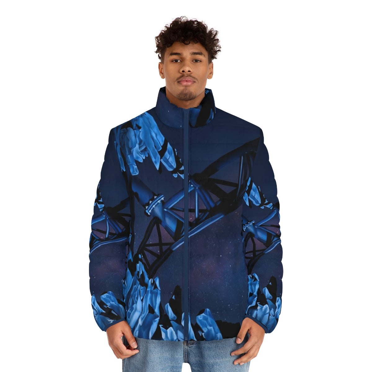 Taron Phantasialand Puffer Jacket - Ride the Galaxy-Inspired Coaster - men front