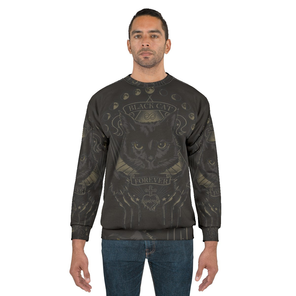 Black Cat Cult Sweatshirt - men