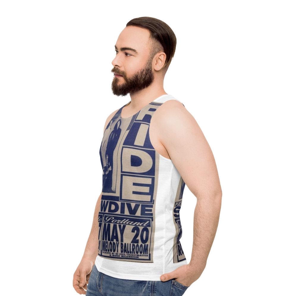 Unisex Indie Rock Shoegaze Tank Top - men side