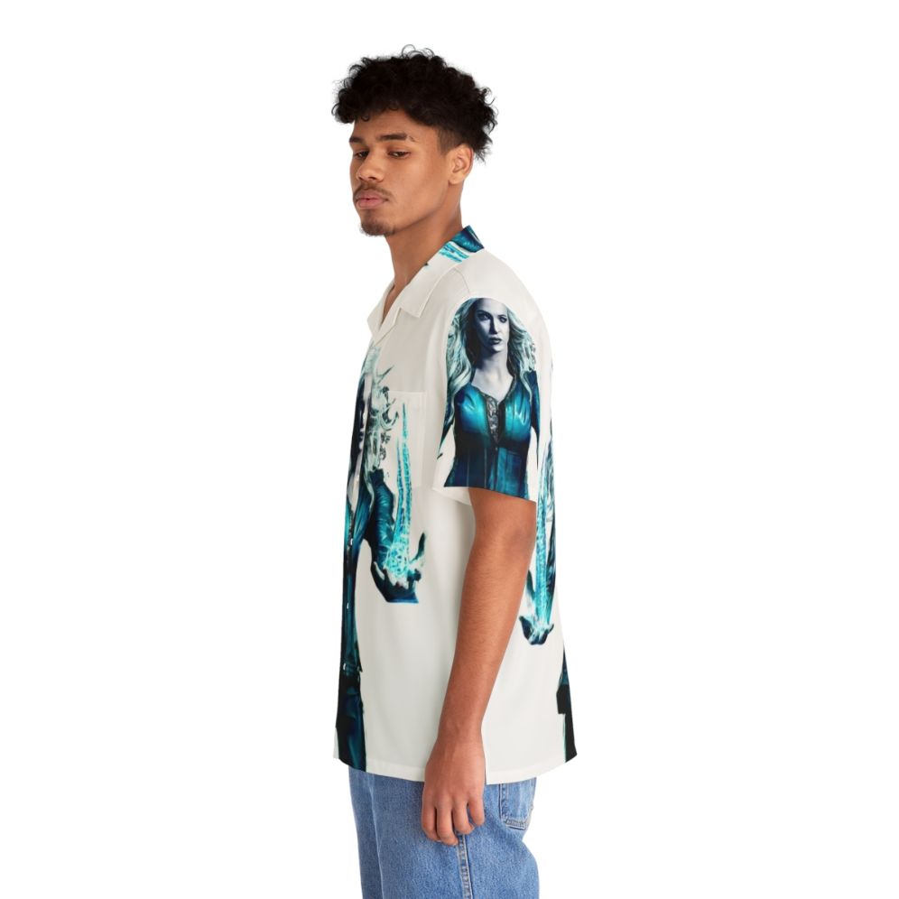 Killer Frost inspired Hawaiian shirt with frost-themed design - People Left