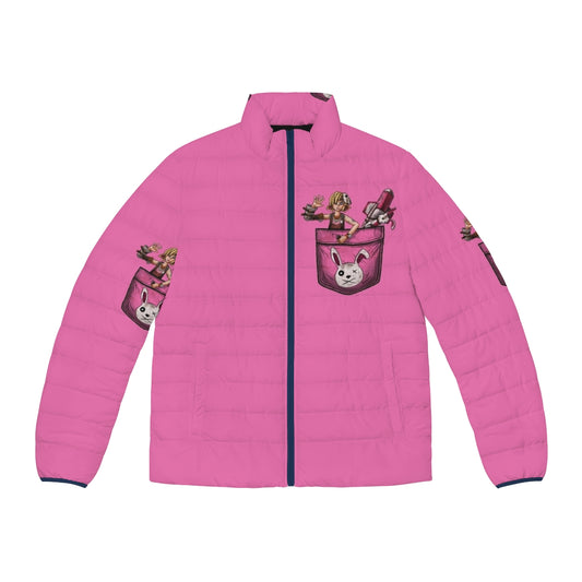 Borderlands Tiny Tina Puffer Jacket with Pockets - Fanart Design