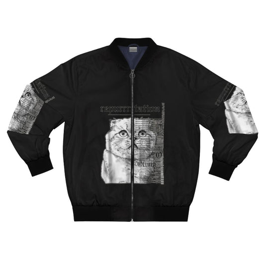 Taylor Swift inspired cat bomber jacket for men