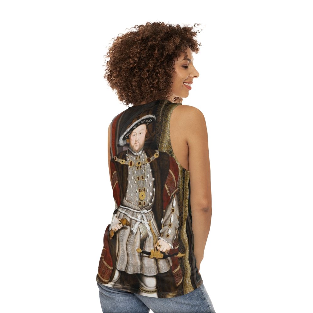 Henry VIII Tudor Dynasty Unisex Tank Top - women back