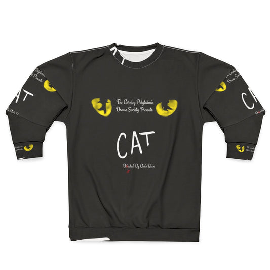 Cat inspired "The Play That Goes Wrong" sweatshirt