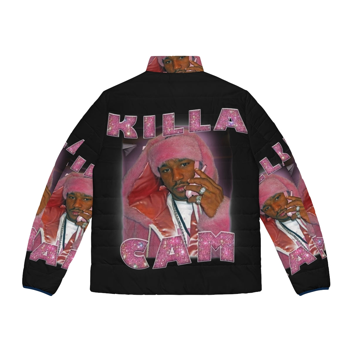 Killa Cam Camron Dipset 90s Vintage Bootleg Puffer Jacket - Back