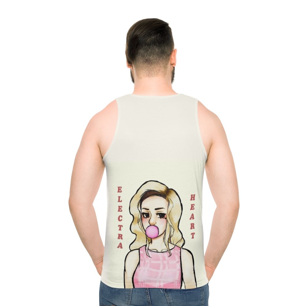 Electra Heart Pink Tank Top - men back