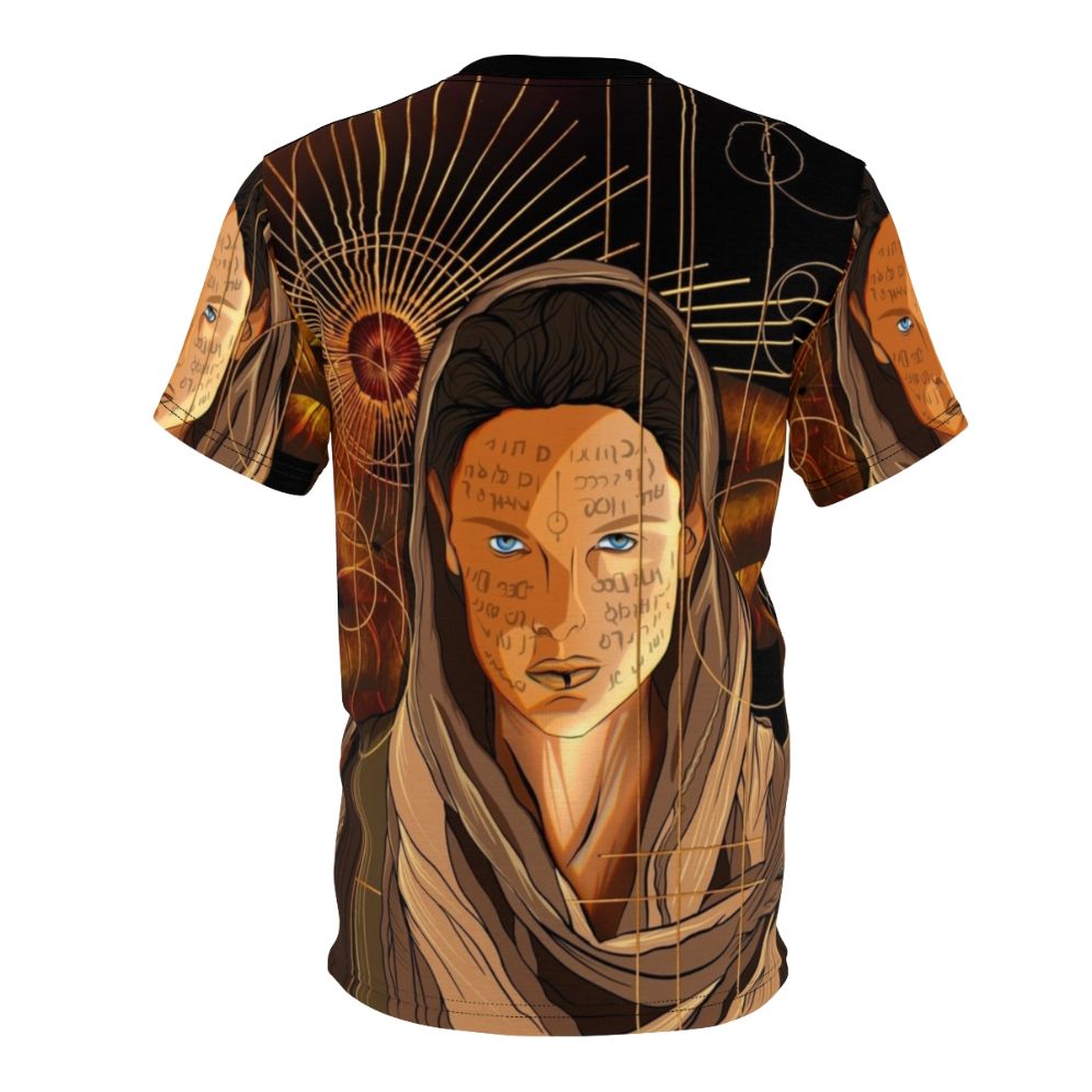 Dune-Inspired Lady Jessica T-Shirt featuring the iconic character from the Dune universe - Back