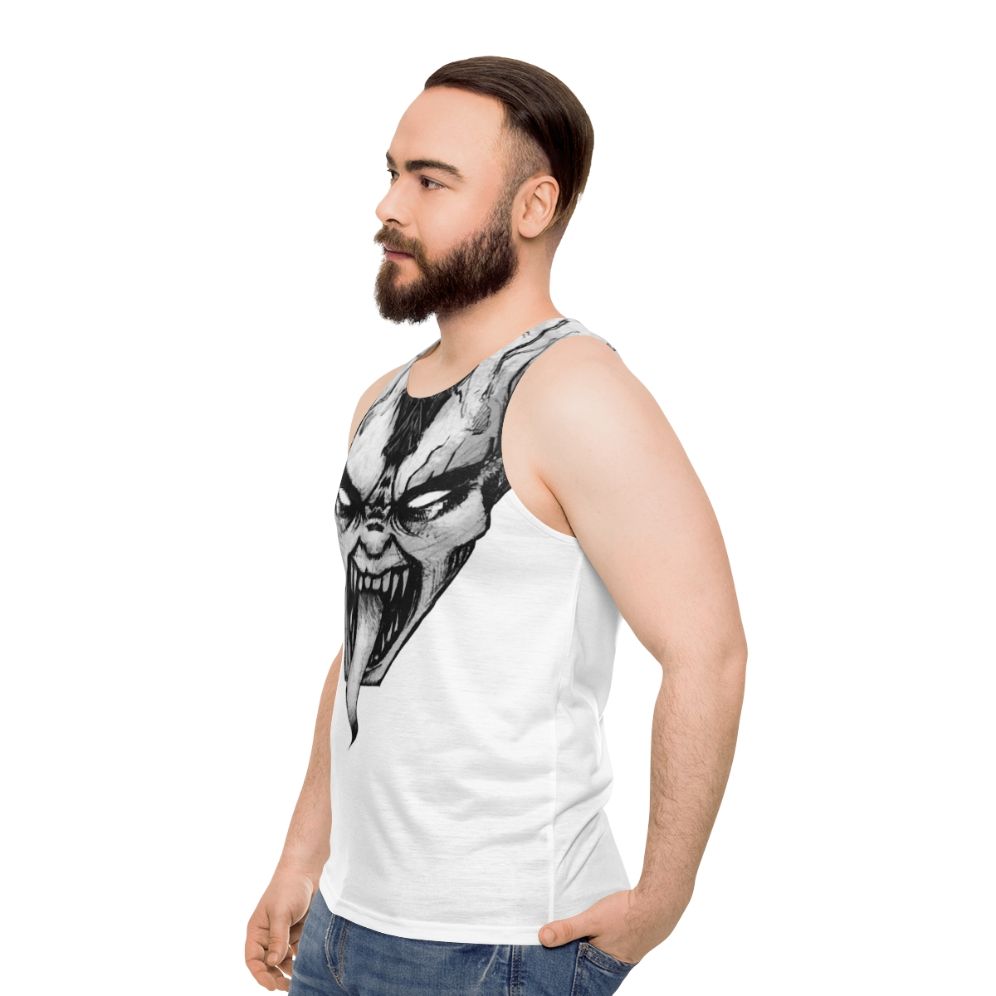 Genestealer Tyranid Unisex Sci-Fi Tank Top - men side