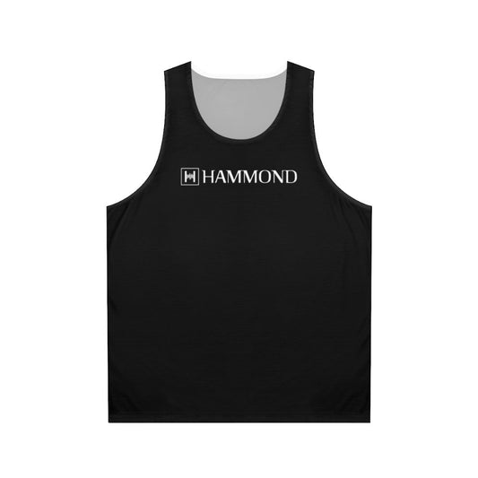 Hammond Piano Keyboard Music Lover Unisex Tank Top