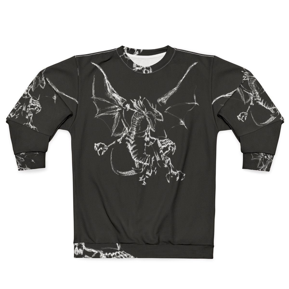 Mystic Lightning Dragon Sweatshirt - Legendary Animal Spirit