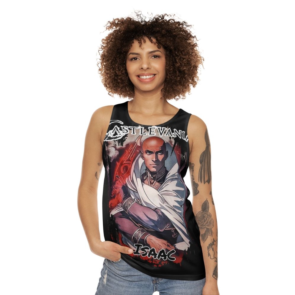 Castlevania Isaac Unisex Tank Top - women