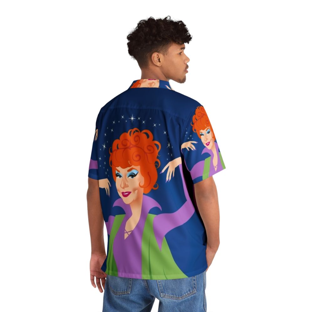 Endora Hawaiian Shirt with Bewitched Witch Design - People Back