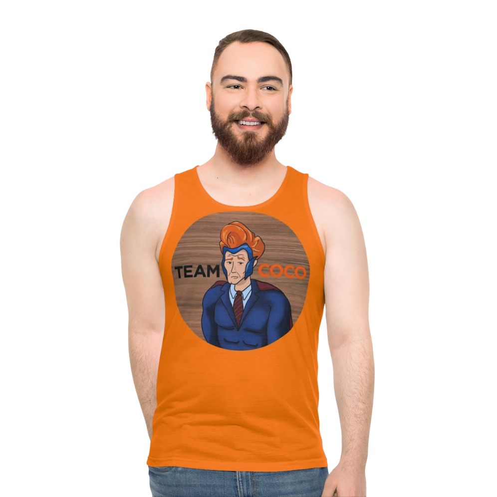 Conan O'Brien Inspired Unisex Team Coco Tank Top - men