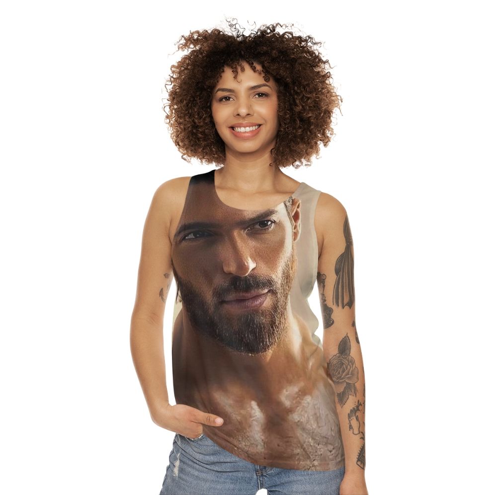 Can Yaman Unisex Celebrity Tank Top - women