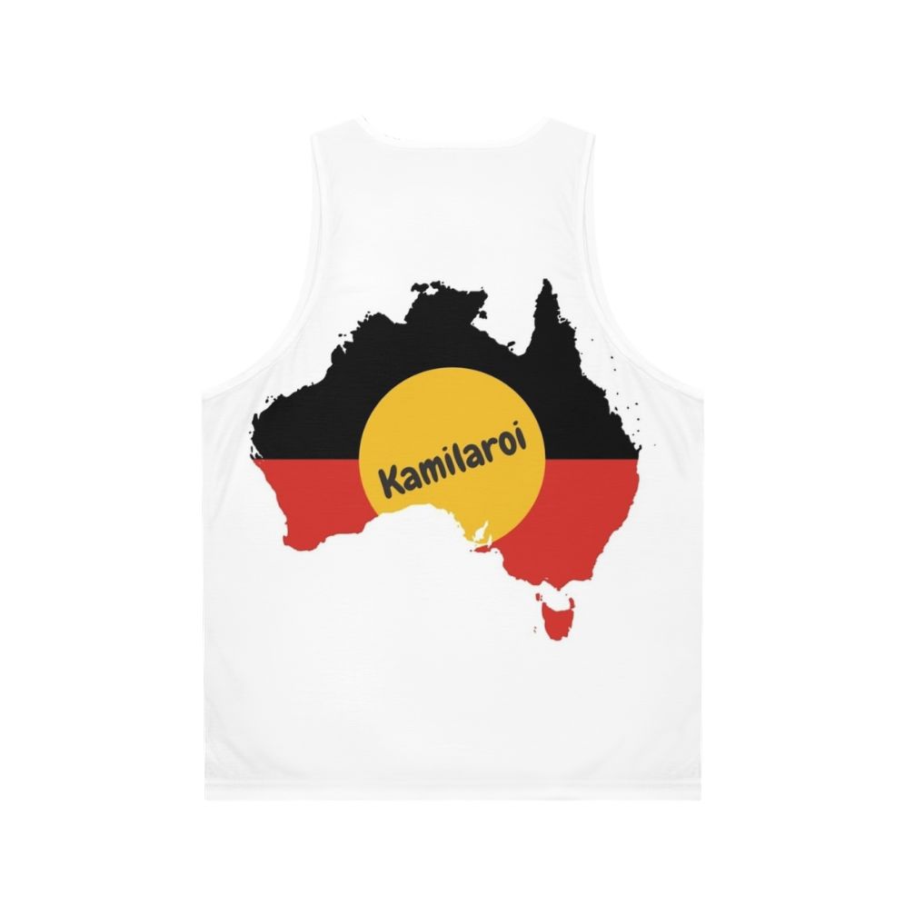 Kamilaroi Aboriginal Australian Unisex Tank Top - Back