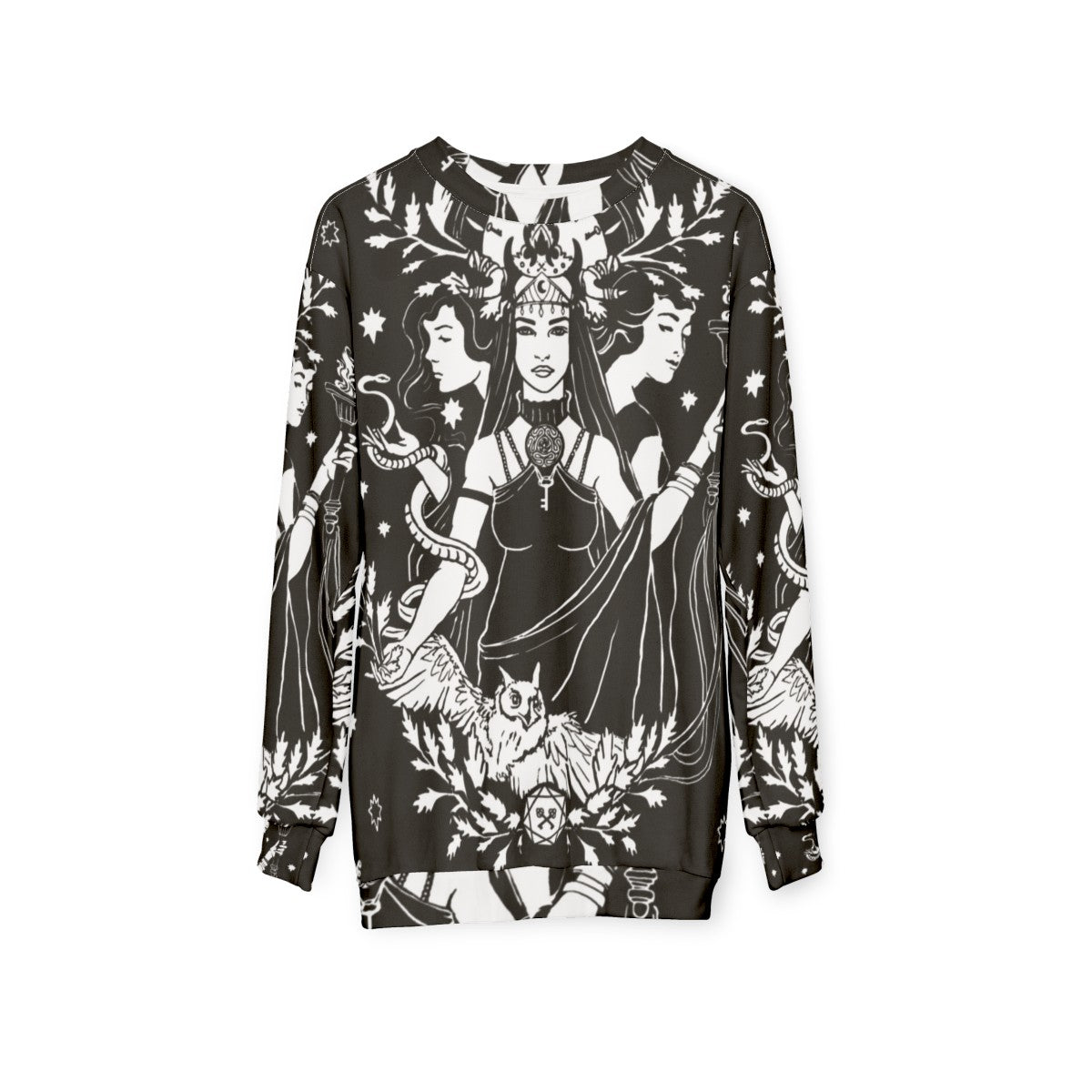 Hekate Triple Goddess Sweatshirt - hanging