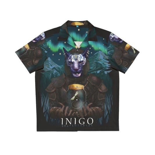 Inigo And Mr Dragonfly Skyrim-Inspired Hawaiian Shirt