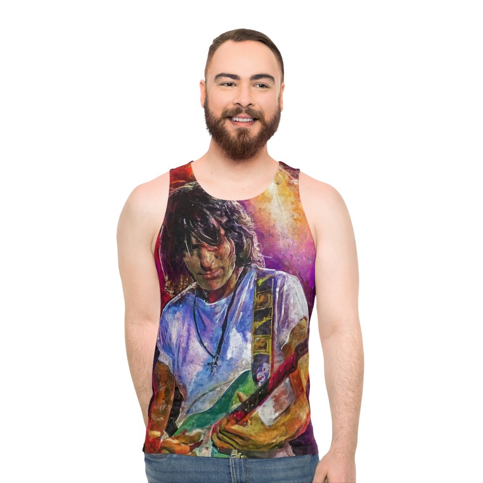 Jeff Beck art unisex tank top - men