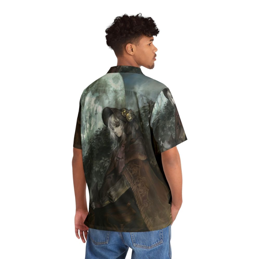 Bloodborne Hawaiian Shirt with Doll Inspired Design - People Back