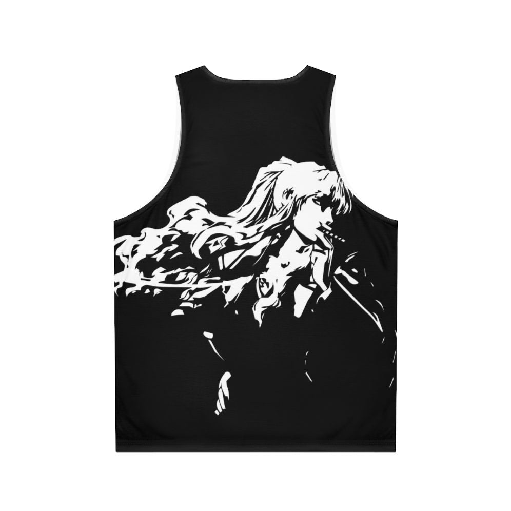 Black Lagoon Balalaika Minimalist Unisex Tank Top - Back