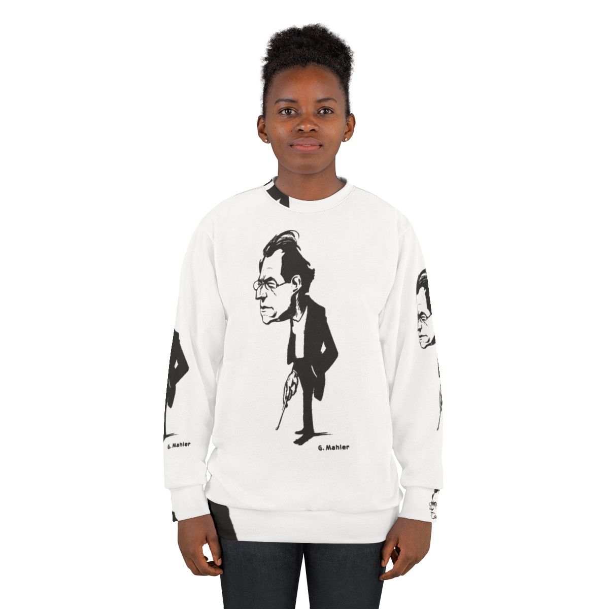 Gustav Mahler Conductor Sweatshirt - women