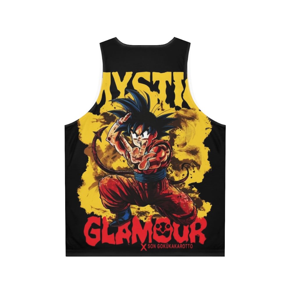 Mystic Goku Dragon Ball Z Unisex Tank Top - Back