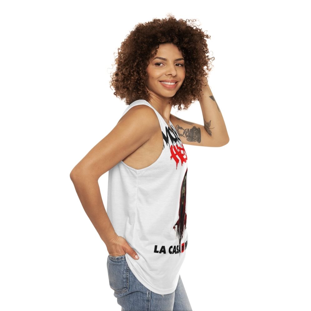 Money Heist Unisex Tank Top - women side