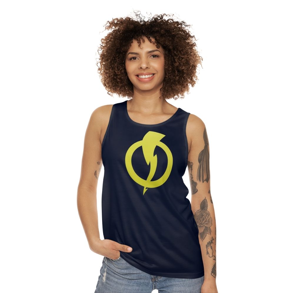 Static Shock Unisex Comic Book Hero Tank Top - women