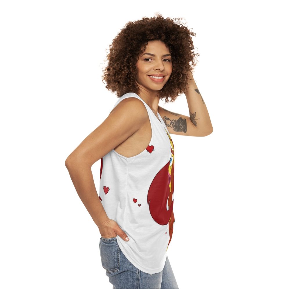 Unisex Big Mouth Connie Dance Tank Top - women side