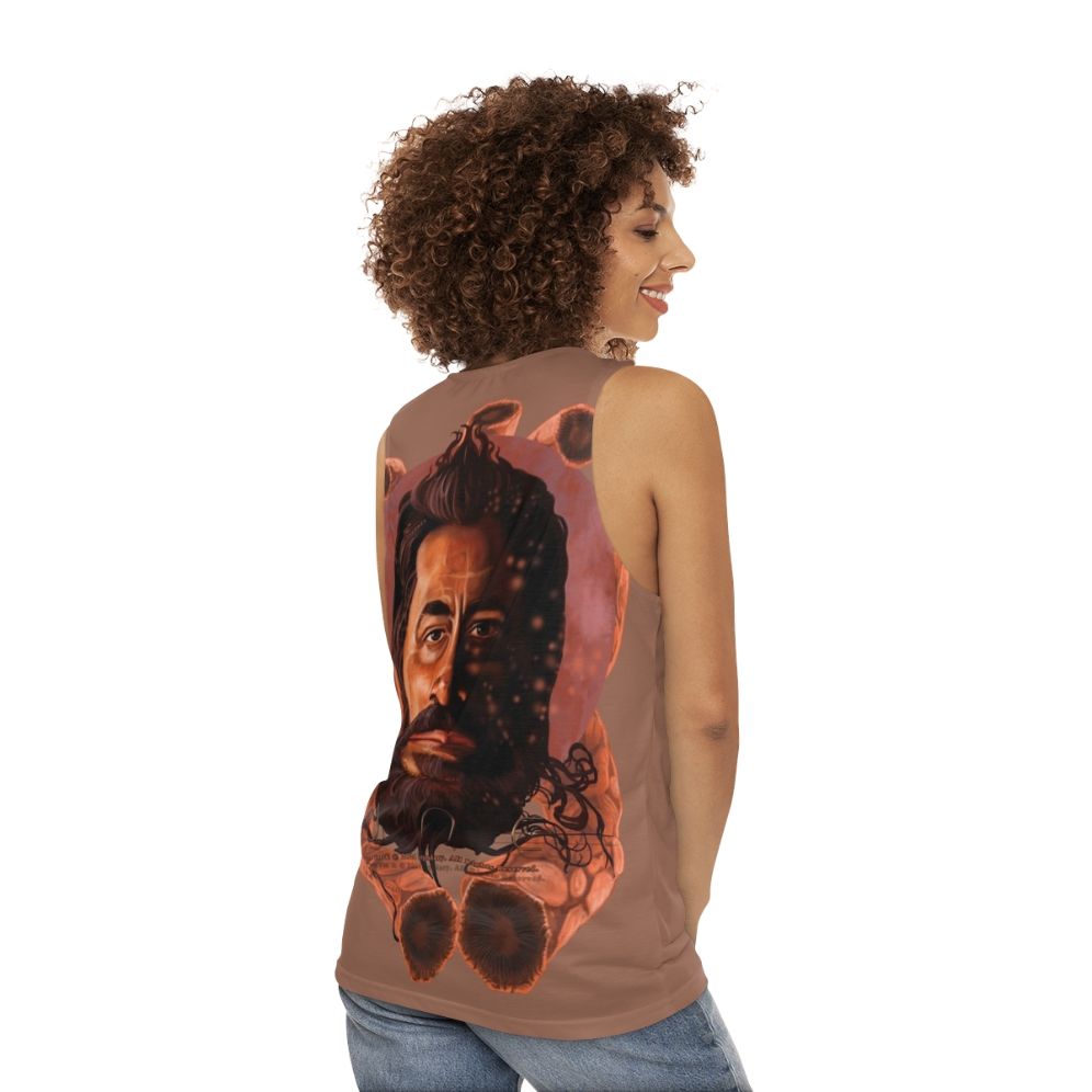 Dune movie fanart unisex tank top - women back