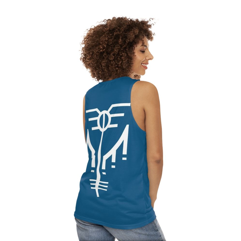 Valkyrie Insignia Unisex Tank Top - women back