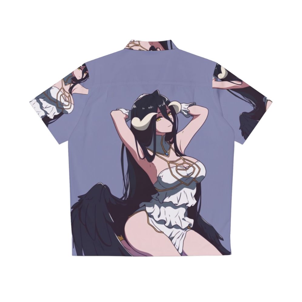 Casual Albedo Hawaiian Shirt with Anime-Inspired Design - Back