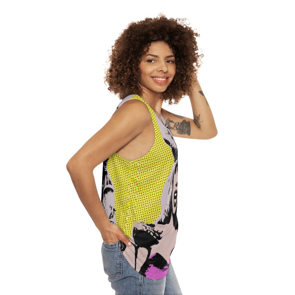 Alaska pop art unisex tank top - women side