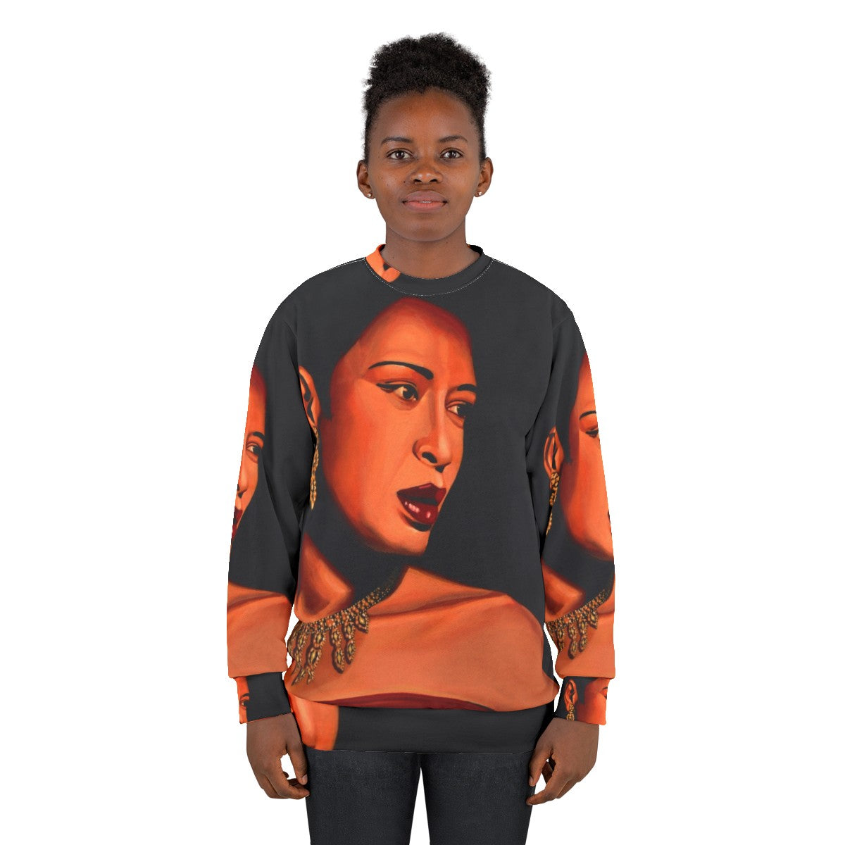 Billie Holiday Portrait Sweatshirt - women