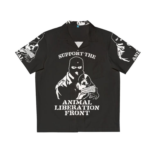 Animal Liberation Front tropical Hawaiian shirt