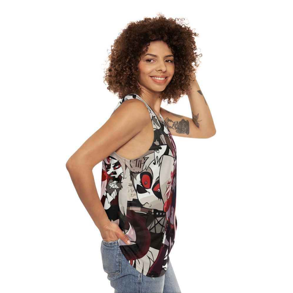 Helluva Boss Loona Unisex Tank Top - women side