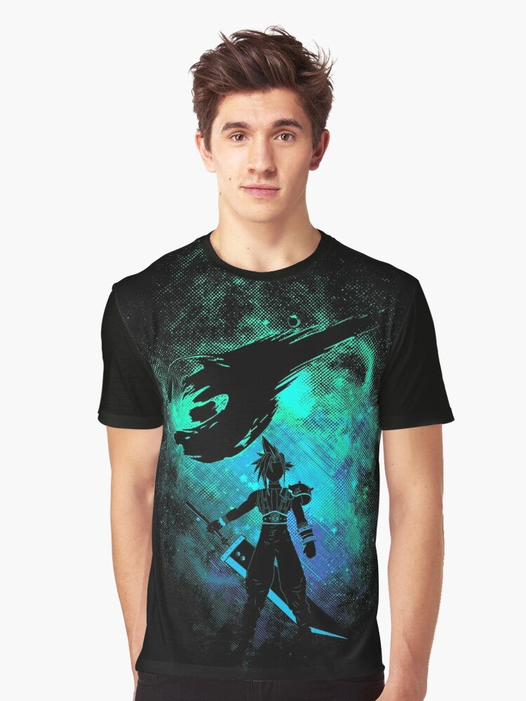 Final Fantasy FF7 Cloud Strife Graphic T-Shirt - Men