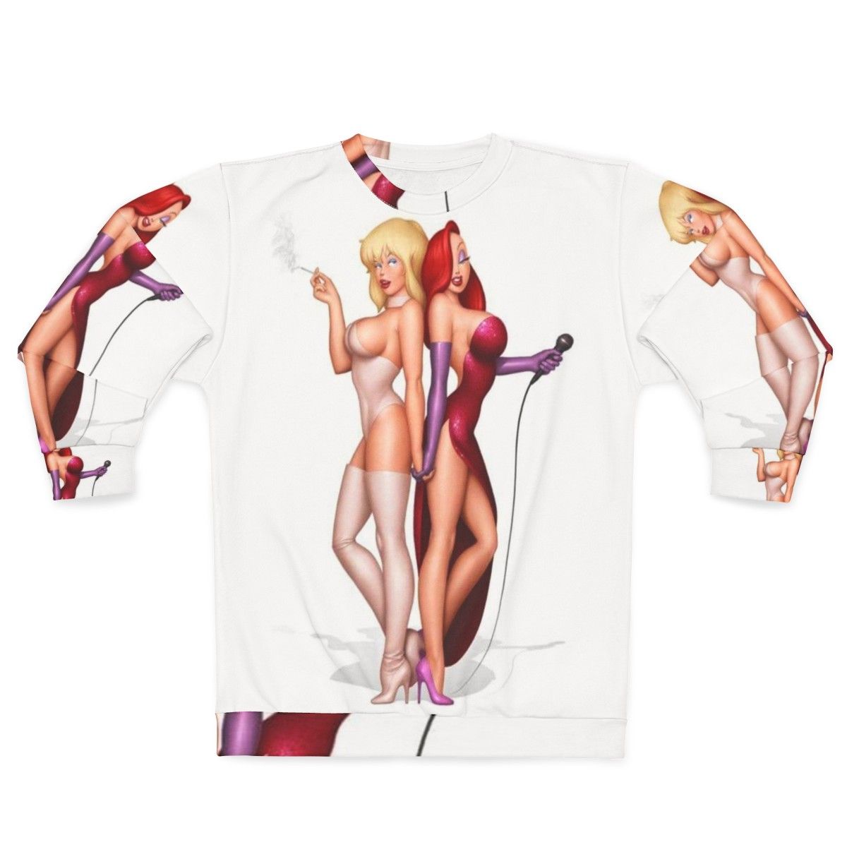 Jessica Rabbit and Holli Would Unisex Sweatshirt