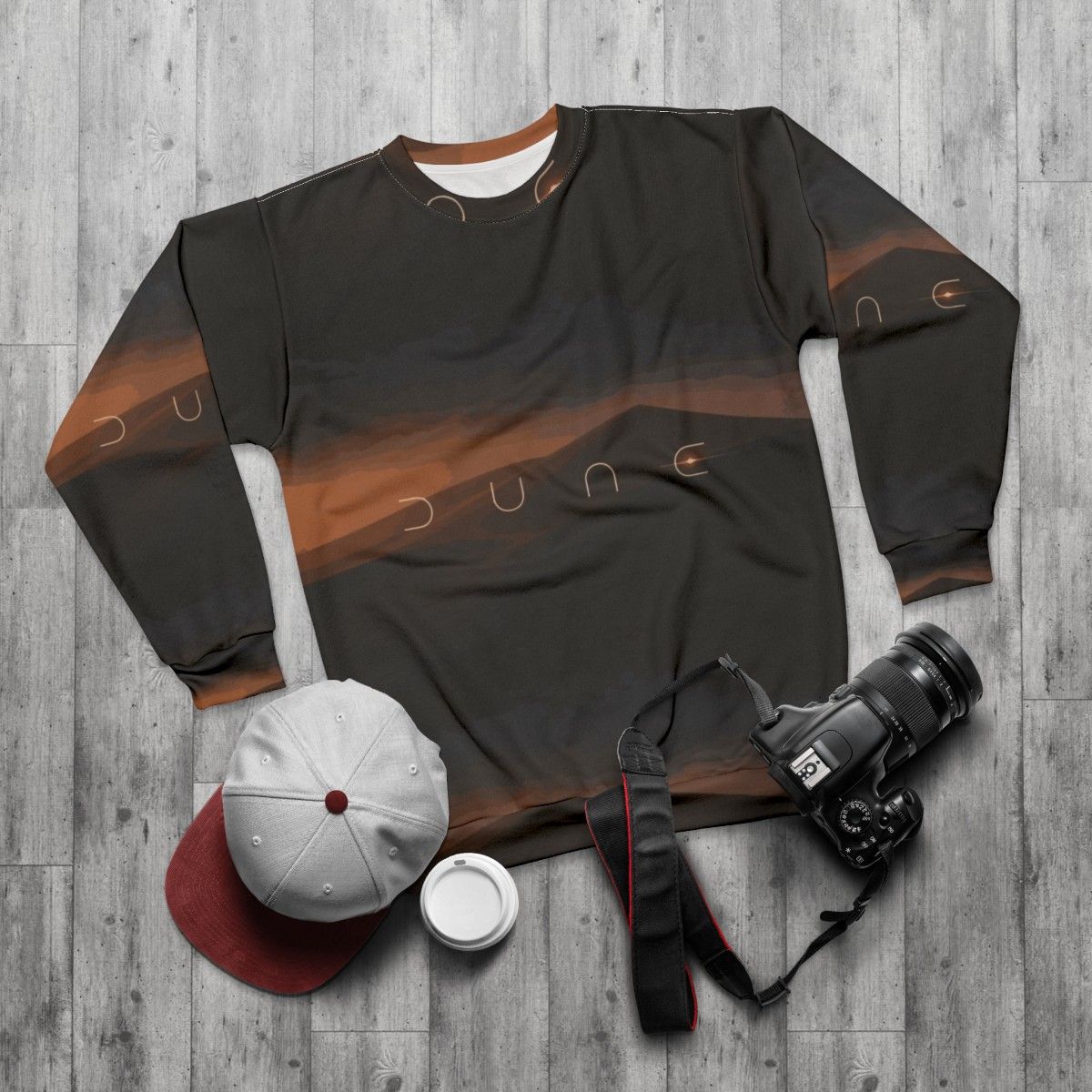 Dune Movie Landscape Sweatshirt - flat lay