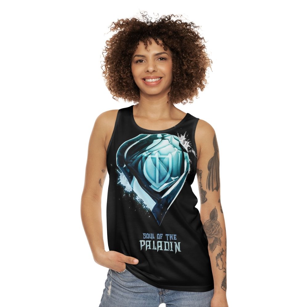 Final Fantasy FFXIV Paladin Crystal Soul Unisex Tank Top - women